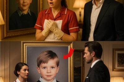 “Sir, that boy lived with me at the orphanage!” exclaimed the cleaning lady upon seeing his portrait in the mansion.