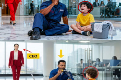 SINGLE DAD JANITOR BLEW BUBBLES TO CALM A BOY IN CRISIS — UNAWARE HIS BILLIONAIRE MOM WAS WATCHING.