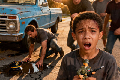 A little boy burst into the hardware store, tears streaking his dusty face. “Please, somebody help!” he cried. “They hurt my grandpa!”