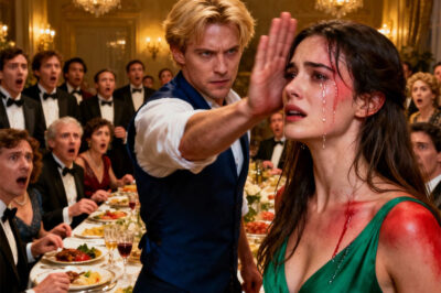 He slapped his wife in front of his friends to prove his dominance — but her revenge stunned everyone into silence…Everyone at the dinner table froze when Ethan’s hand met Lily’s cheek.