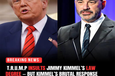 BREAKING NEWS : T.r.u.m.p INSULTS Jimmy Kimmel’s Law Degree — But Kimmel’s BRUTAL Response STUNS the Entire Audience and Sends Mar-a-Lago Into Meltdown