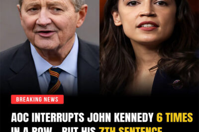 BREAKING: AOC Interrupts John Kennedy 6 Times in a Row — But His 7th Sentence Leaves Her Completely Speechless