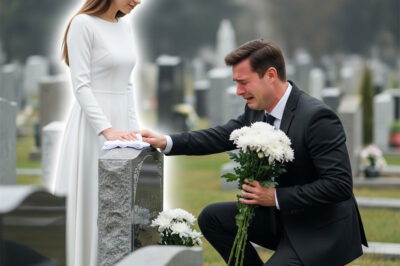 The day before I married my new wife, I went to clean my late wife’s grave… Something unexpected happened there, and my life changed forever…