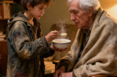 The Homeless Boy Who Brought Warmth Back to a Lonely Teacher’s Home…