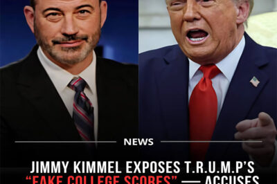 LATE-NIGHT SHOCKER: Jimmy Kimmel EXPOSES T.r.u.m.p’s “FAKE COLLEGE SCORES” — Accuses Him of “BUYING His Way Into Prestige,” and the Evidence Has Everyone STUNNED…..
