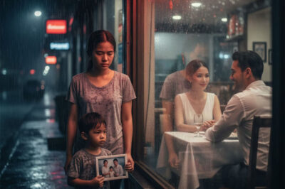 HE TOOK HIS SON TO THE CITY TO FIND HIS WIFE