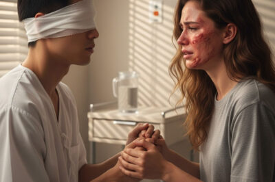 I married a blind man who didn’t know I was disfigured; now he wants to operate on me so he can see me.