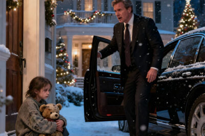 On a Snowy Christmas Night, He Found a Little Girl Freezing at His Doorstep — What Happened Next Melted Hearts.