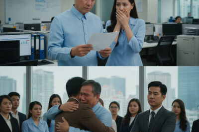 An Elderly Man Brings a Resume to Apply for a Job but is Shunned by the Receptionist: “You’ll be disqualified anyway, why waste time?” But Just a Few Moments Later, the Director Runs in Crying and Hugs Him — Because This Man Is…