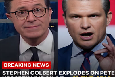 BREAKING: Stephen Colbert EXPLODES on Pete Hegseth Live On Air — “A Five-Star Douche,” He Roars, as the Crowd ERUPTS in Sh0ck and Chaos!