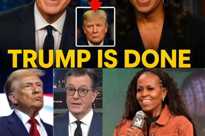 LIVE TV ERUPTION: Stephen Colbert & Michelle O.b.a.m.a HUMILIATE D.o.n.a.l.d T.r.u.m.p in a Brutal On-Air Showdown That Left Viewers STUNNED