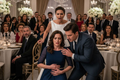 At my sister’s wedding, she seated me at the singles’ table just to humiliate me. Her sneer waited for my tears—until a handsome stranger sat down and whispered five words that would ruin her perfect day.