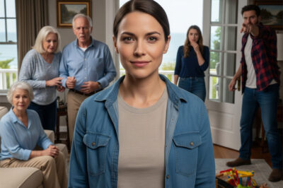 I bought my parents a $425,000 seaside mansion for their 50th anniversary, hoping to see them happy and at peace. But when I arrived, my mother was in tears, and my father was trembling — my sister’s family had taken over the house. Her husband pointed at my dad and shouted, “This is my house—get out!” My sister laughed… until I stepped through the door, and everything went silent.