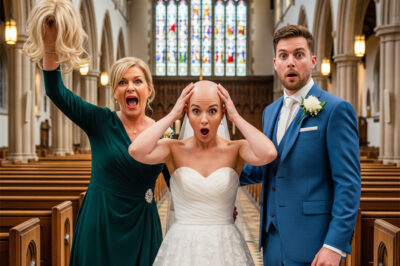 Mother-in-Law Humiliates Me at My Wedding by Pulling Off My Wig—The Crowd’s Reaction Left Her Frozen…
