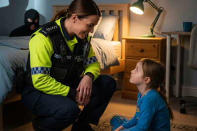 Little girl told the police: “A masked man was hiding under the bed…” No one believed her until the surveillance footage shocked everyone