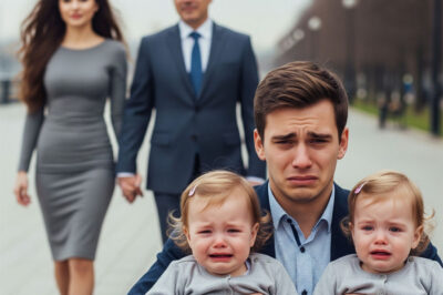 His beautiful wife left her husband and twin daughters to be with her rich boss. 10 years later, she regretted it when she met them again…