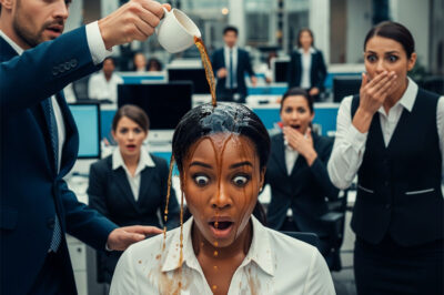 Manager Pours Coffee on Black Woman in Front of Everyone and Curses Her – Minutes Later, Entire Company Is Shocked…