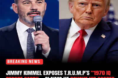 MIDNIGHT NEWS: JIMMY KIMMEL REVEALS T.R.U.M.P’S “IQ” — AND THE STORY BEHIND HIS LEGENDARY BOAST GETS TORN APART!…..