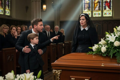 At the funeral, the 4-year-old boy pointed at the maid and said “She took my mother away” and the horrifying truth was revealed…