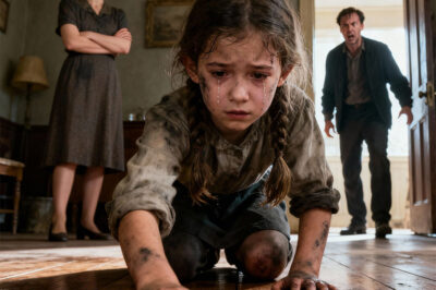 The Little Girl Was Forced By Her Stepmother To Do Housework Until She Was Bleeding And Exhausted. Her Father Suddenly Came Home And Saw Her And Screamed.