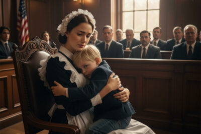 The maid accused of theft entered the courtroom alone — but when the millionaire’s son took the stand, the truth shattered the court’s silence.