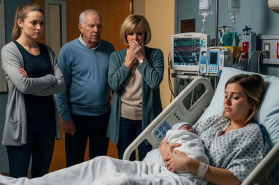 My parents insisted my sister’s “pregnancy” was nothing more than stress. Even when she went into labor, they said I was being dramatic. So I delivered the baby myself — alone. But the moment they saw the newborn and my sister finally spoke… everything fell apart.