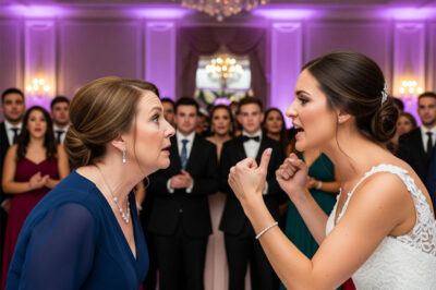 During my son’s wedding, my daughter-in-law demanded the keys to my apartment in front of 130 guests. When I refused, she struck me across the face. I quietly walked out, made a single phone call, and thirty minutes later a man stepped into the hall — and the moment people recognized him, the entire room erupted in tears.