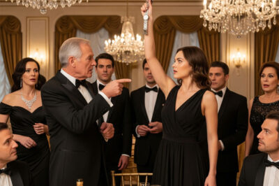 At Grandpa’s birthday celebration, my father shot me a furious glare. “You’ve got some nerve showing up here, thief.” I said nothing. Suddenly—CLANG! Grandpa slammed his glass on the table and rose. “I want to thank the person who protected our family’s greatest treasure,” he said, staring at my father. “Because the real thief isn’t who you believe. Lucas, anything you want to confess?” Every eye shifted to my flawless brother. Then Grandpa looked at me and smiled. “And Anna…”