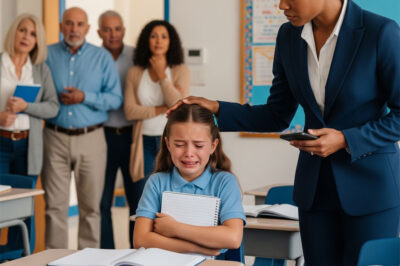 Teacher, my grandfather did it again…” The words make the teacher freeze — and she calls the police at once.