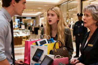 “Sweetheart, use your brother’s card! He’s got about ninety thousand saved!” my mom said, handing my debit card to my sister without asking me. She rushed to the mall, filled her cart with electronics, designer shoes, and imported perfumes. The cashier totaled the purchases—eighty-eight thousand dollars—inserted the card, glanced at the screen, and said, “Sorry, but this card is…”