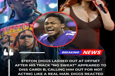 Stefon Diggs lashed out at Offset after his track “No Sweat” appeared to diss Cardi B, calling him out for not acting like a real man. Diggs reacted specifically to Offset’s lyrics: ‘You a fool if you think that I’m hurt… how you married but still giving birth?