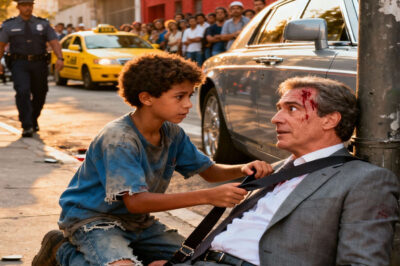 “An orphaned boy risks his own life to save a billionaire — without imagining that the man he rescued is, in fact, his father, lost years ago.”