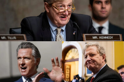 GAVIN NEWSOM’S ORDER TO ‘STAY SILENT’ BLOWS UP ON LIVE TV AS John Neely Kennedy EXPOSES EVERYTHING…