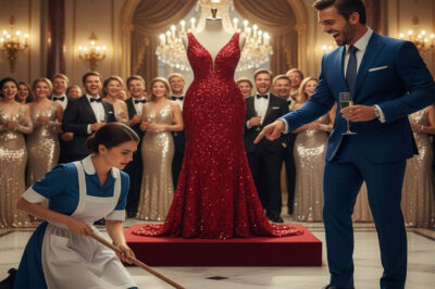 “I’ll marry you if you fit into this dress!” – the millionaire mocked months later, then was speechless.