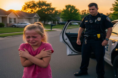 The little girl went to the police crying: “Please follow me home” — they arrived and burst into tears when they saw this scene…