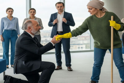 “Mute for three years, (she) spoke when he knelt down.”