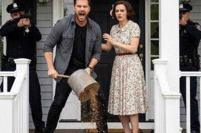 When I pulled into the driveway, I found my mother sitting on the porch, tears streaking down her face, her belongings thrown everywhere. My cousin was at the door, turning the key and shouting, “Get out! This place is mine now!” I guided my mom into the car, dialed one quiet number, and waited. Half an hour later, red and blue lights washed over the yard. The officers stepped out, approached my cousin, and one of them said, voice like ice, “Sir, you’re under arrest.”