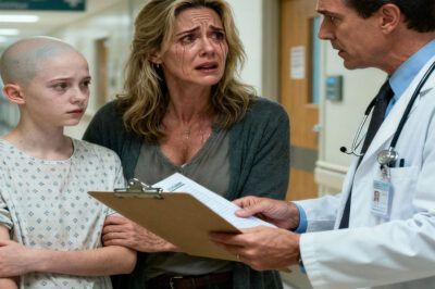 “I took my daughter to the hospital for her next chemotherapy session when the doctor stopped us and said, ‘Your daughter was never diagnosed with cancer.’ Those words hit me harder than any diagnosis. My hands went numb. ‘What do you mean?’ I asked, my voice trembling. He handed me the file: the name, the date of birth, the age… nothing matched. Someone had changed the medical records. And the person who did it… had just collected the insurance money.”