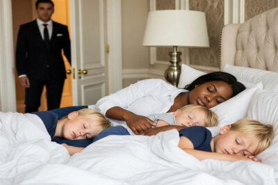 No nanny could survive a day with the billionaire’s triplets… Until the black woman arrived and did what no one else could.