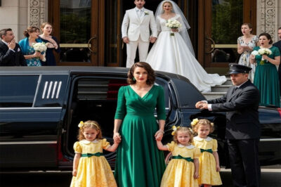 He invited his poor ex-wife to his wedding to embarrass her—but she arrived in a limousine with their triplets…