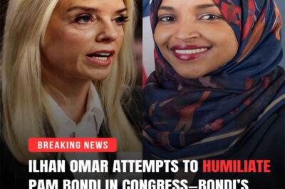 Ilhan Omar Attempts to Humiliate Pam Bondi in Congress—Bondi’s Epic Comeback Stuns Everyone!