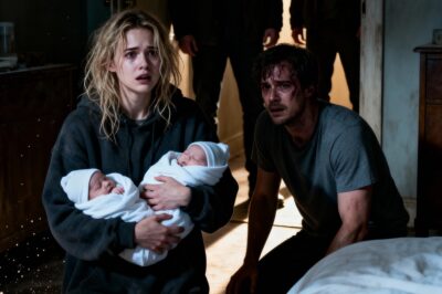 She Was Breastfeeding Her Newborn Twins When Her Husband Ordered Her Into a Storage Room—But the Moment Her CEO Brothers Arrived, His Entire World Fell Apart….