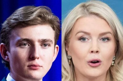 SH0CKING NEWS: Barron Trump’s Surprise Briefing — The Moment That Silenced the Press Room