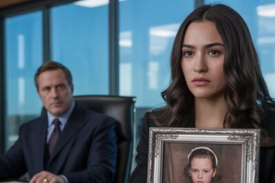 The new secretary froze when she saw her childhood photo in her boss’s office…