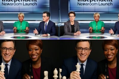 MADDOW, COLBERT, AND REID DEFY CORPORATE CONTROL AND LAUNCH A SECRET INDEPENDENT NEWSROOM