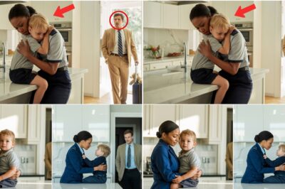 The Millionaire Returns Home and Is Stunned to See His Only Son with the New Black Maid in the Kitch