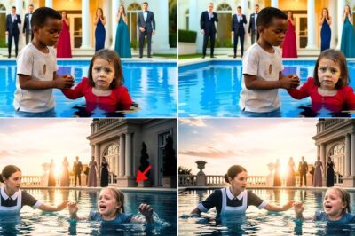 Millionaire’s Little Girl Falls Into Pool… Only the Maid’s Child Risks Everything to Save Her!