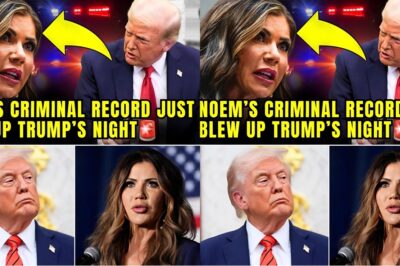 TRUMP IN FULL MELTDOWN: KRISTI NOEM’S CRIMINAL PAST EXPLODES INTO PUBLIC VIEW — INSIDERS CLAIM THIS LEAK COULD SHIFT EVERYTHING