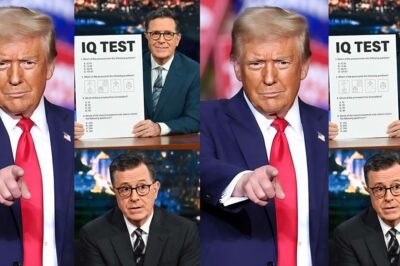 T.r.u.m.p Melts Down After Stephen Colbert Exposes REAL IQ Score — The Studio Cannot Believe What They Heard..