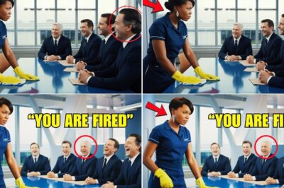 They Mocked the Cleaning Lady—Until She Fired the CEO Right in the Boardroom